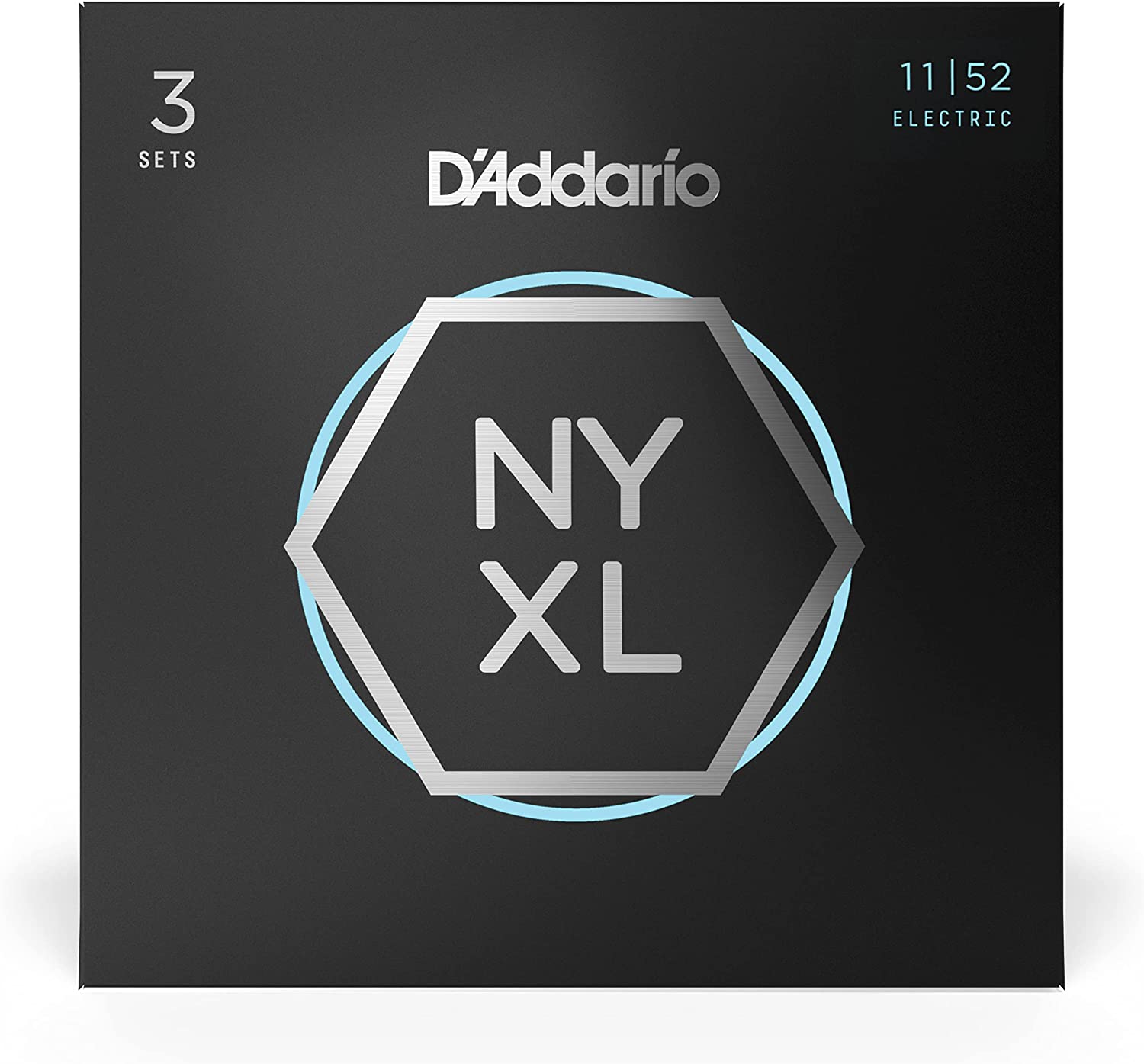 D'addario Nickel Wound, Medium Top/ Heavy Bottom, 11-52 Electric Guitar Strings - Poppa's Music