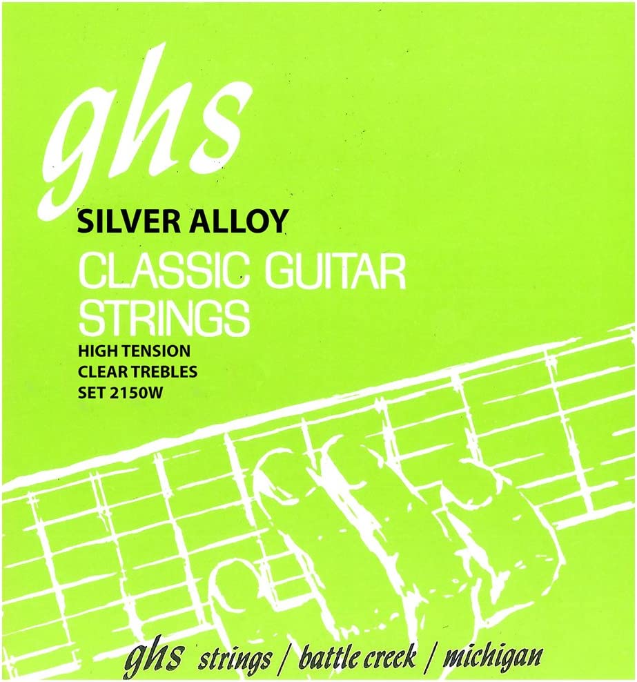 GHS Clear Tynex Trebles - Tie End - Classical Guitar Strings - Poppa's Music