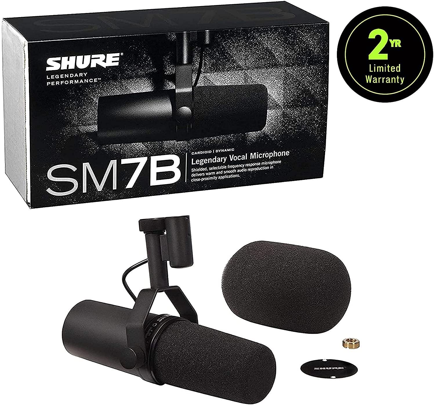 Shure SM7B Vocal Microphone - Poppa's Music
