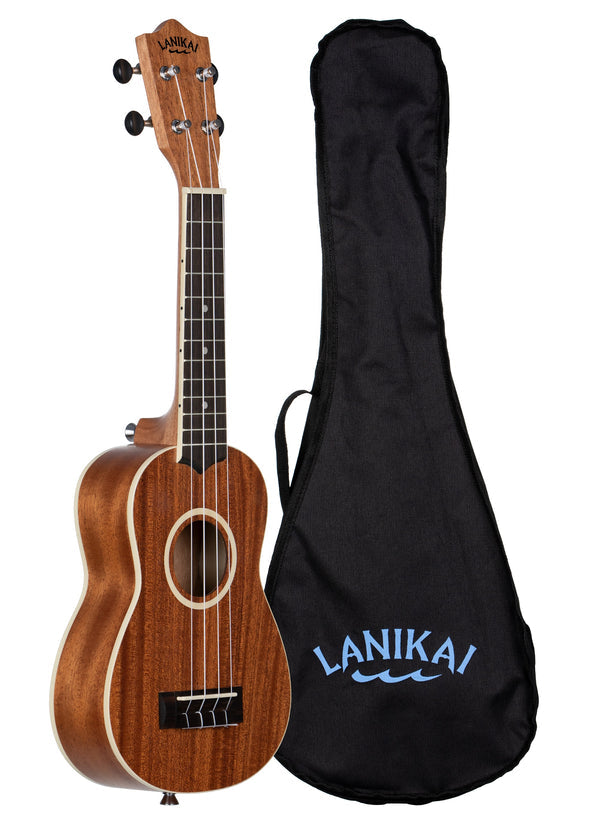 Lanikai Okoume Soprano Ukulele with Gigbag LU21-S - Poppa's Music