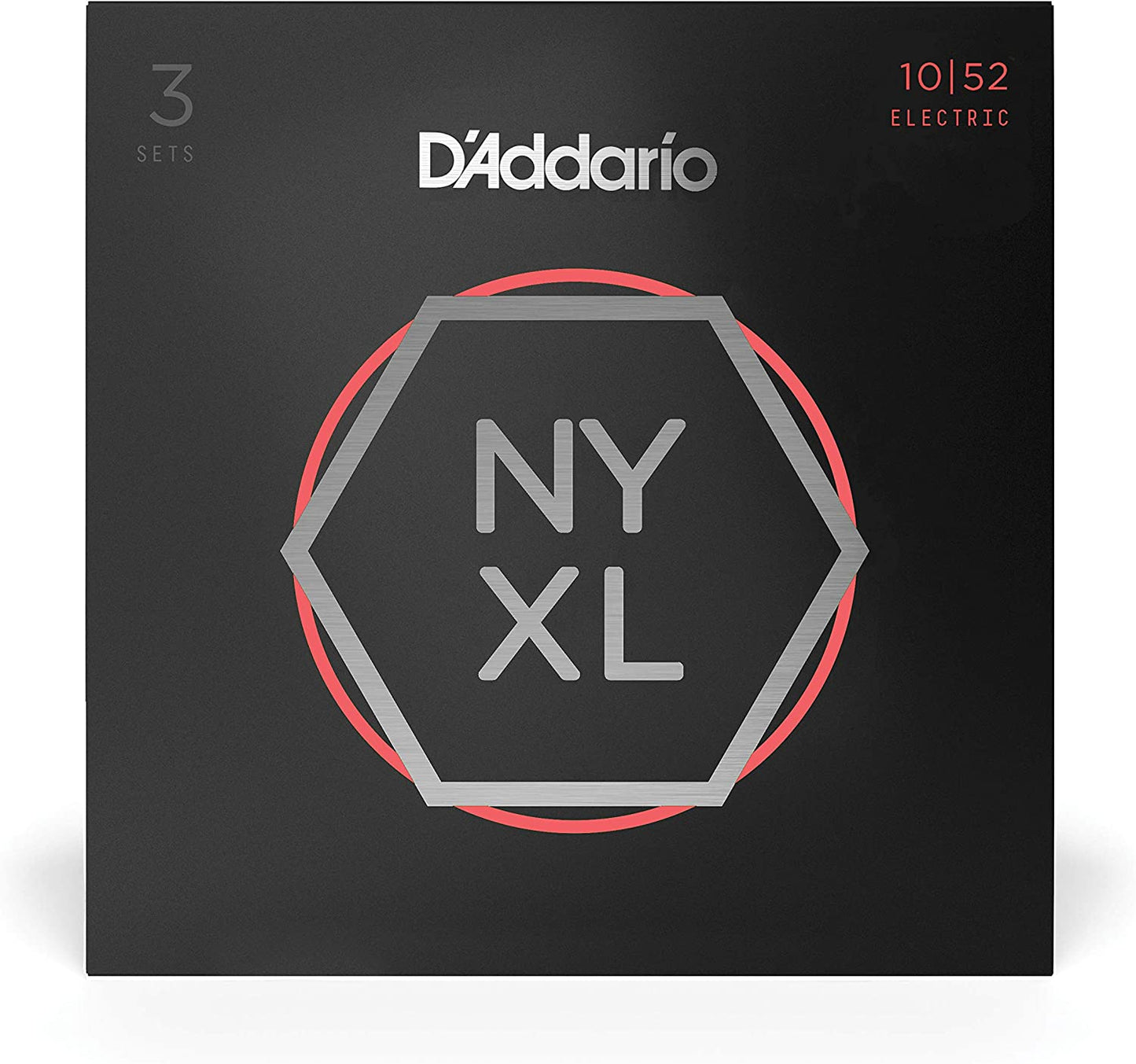 D'addario Nickel Wound, Light Top/Heavy Bottom, 10-52 Electric Guitar Strings - Poppa's Music