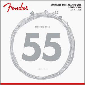 Fender Stainless Steel Flatwound Long Scale Electric Bass - Poppa's Music