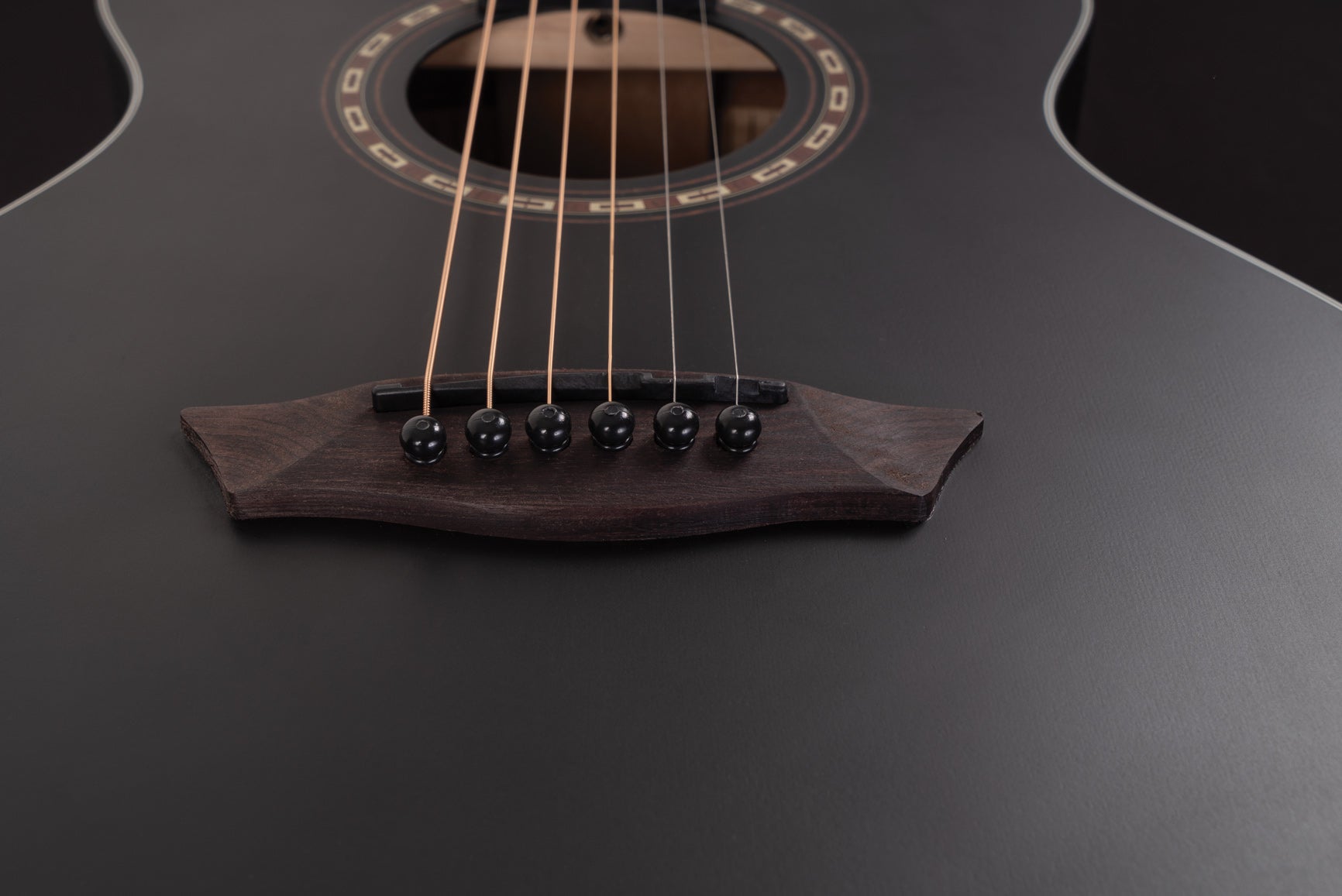 Washburn Apprentice Series Acoustic Guitar - Black Matte - AGM5BMK-A - Poppa's Music