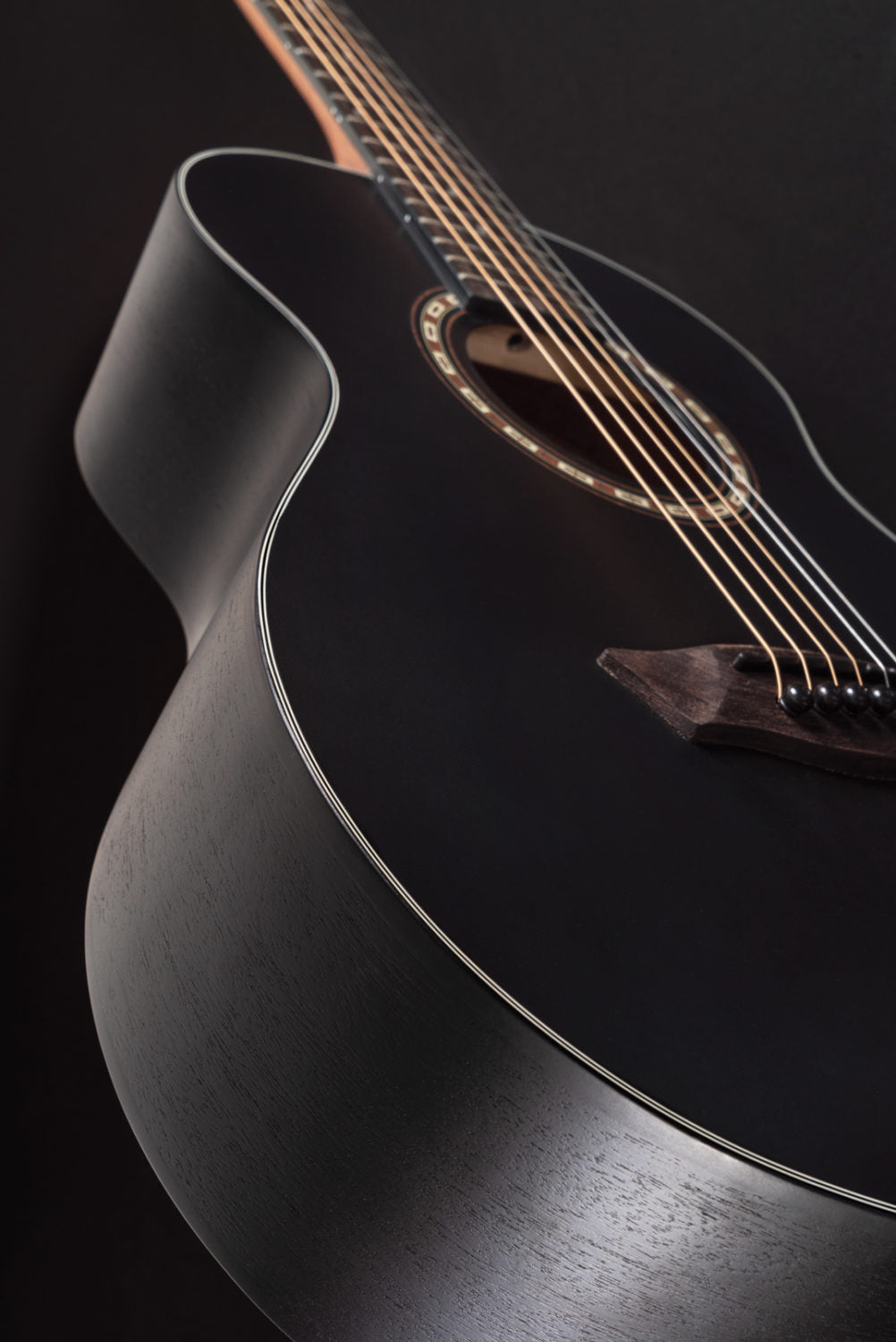 Washburn Apprentice Series Acoustic Guitar - Black Matte - AGM5BMK-A - Poppa's Music