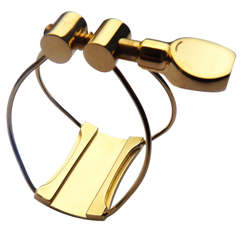 Brancher Gold Plated Ligature for Metal Tenor Sax Mouthpieces #3 TMG - Poppa's Music