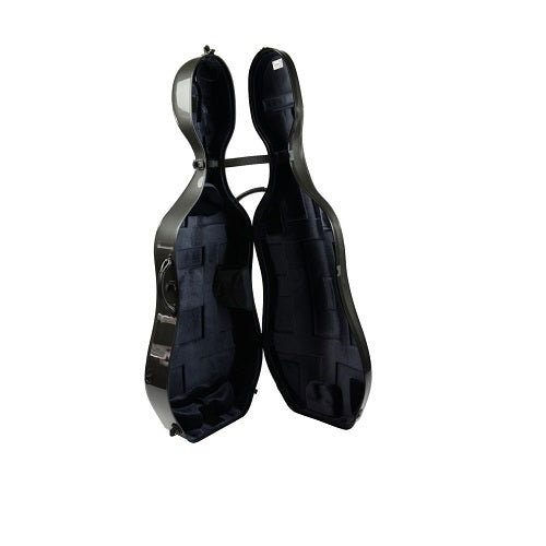 Bam Cello Newtech Case with Wheels - B Stock - Exterior Damage - Black - Poppa's Music