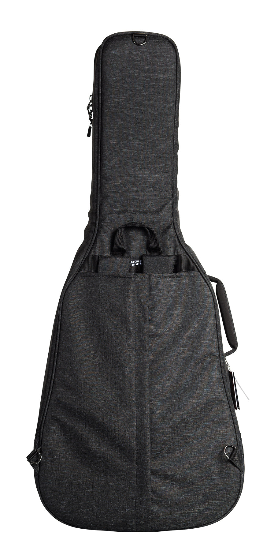 Gator Transit Series Acoustic Guitar Gig Bag with Charcoal Exterior - GT-ACOUSTIC-BLK - Poppa's Music