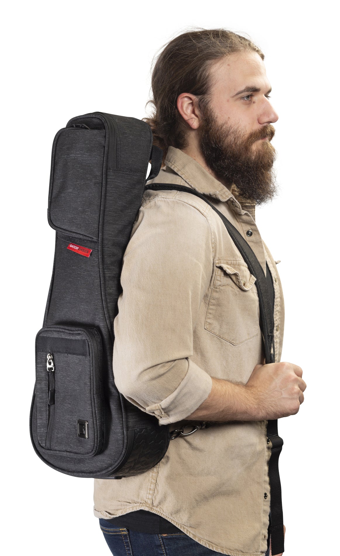 Gator Black Transit Bag – Soprano Ukulele - GT-UKE-SOP-BLK - Premium Ukulele Gigbag from Gator - Just $94.99! Shop now at Poppa's Music