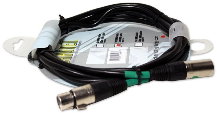 Chauvet DJ 3-PIN DMX Cable 10' Feet - Poppa's Music