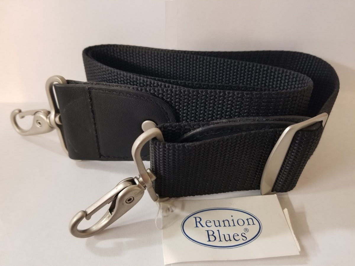 Reunion Blue Black Cordura Replacement Case Shoulder Strap - Poppa's Music