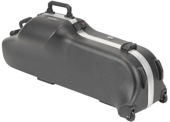 SKB Baritone Sax Case with Wheels SKB-455W - Poppa's Music