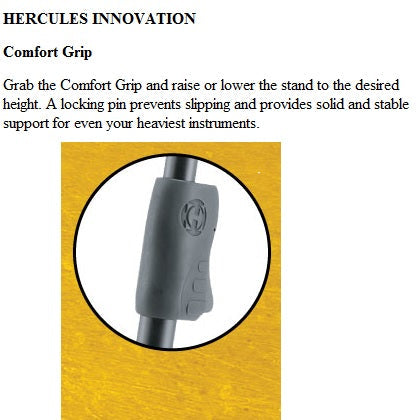 Hercules Auto-Grab Guitar Stand W/BONUS Neck Cradle - GS414BN - Poppa's Music