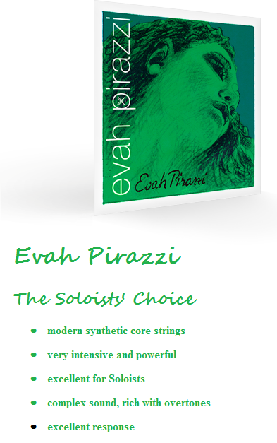 Pirastro Evah Pirazzi Violin String Set Ball End 4/4 - Poppa's Music
