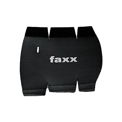 FAXX French Horn Hand Guard, Black Leather with Velcro Closures - FHPRO - Poppa's Music