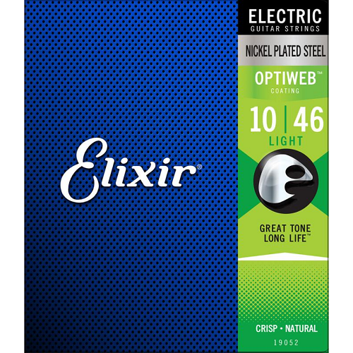 Elixir Nickel Plated Steel with Optiweb Coating Electric Guitar Strings - Poppa's Music