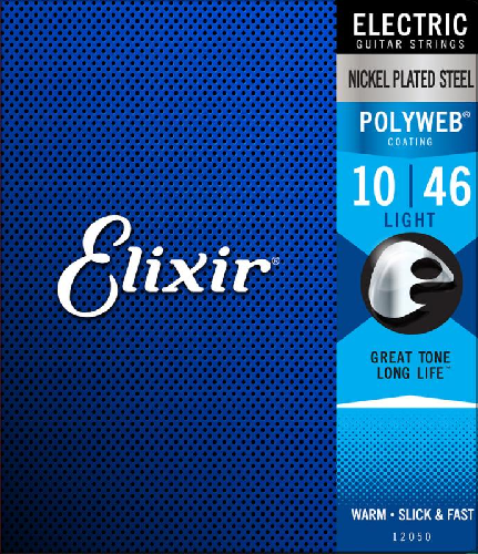 Elixir Nickel Plated Polyweb Electric Guitar Strings - Poppa's Music