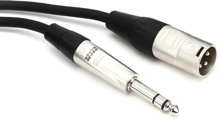 Hosa Pro Audio Cable 1/4 TRS to XLR (M) HXS-005 - Poppa's Music
