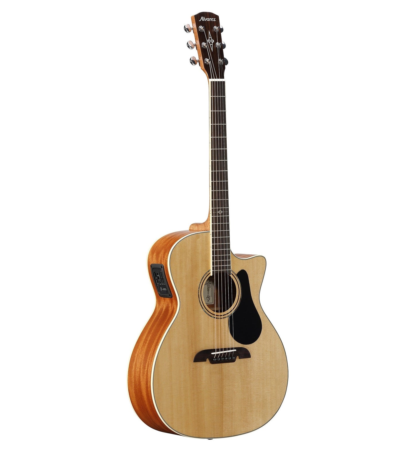 Alvarez Artist Grand Auditorium Acoustic Electric w/Cutaway EQ& Tuner - Natural/Gloss - Poppa's Music