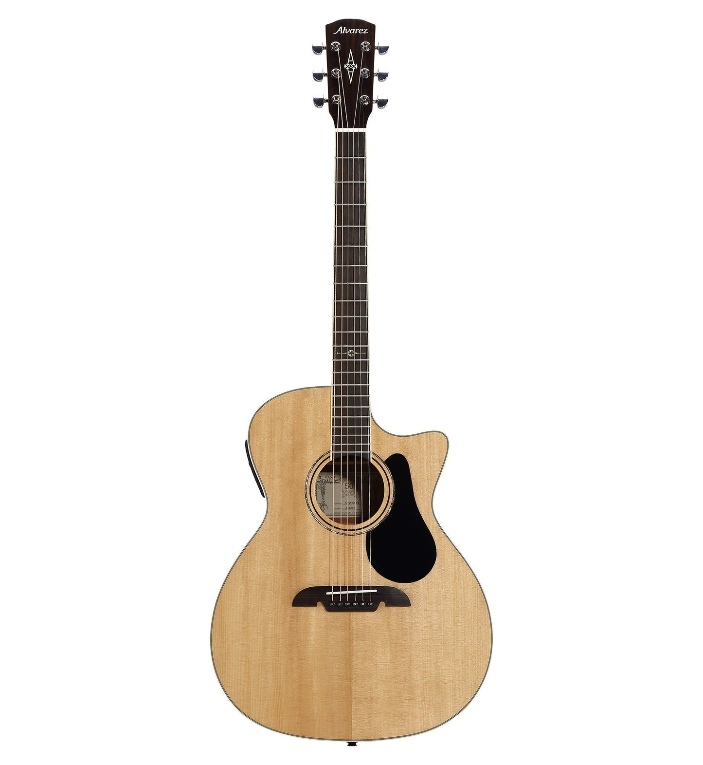 Alvarez Artist Grand Auditorium Acoustic Electric w/Cutaway EQ& Tuner - Natural/Gloss - Poppa's Music