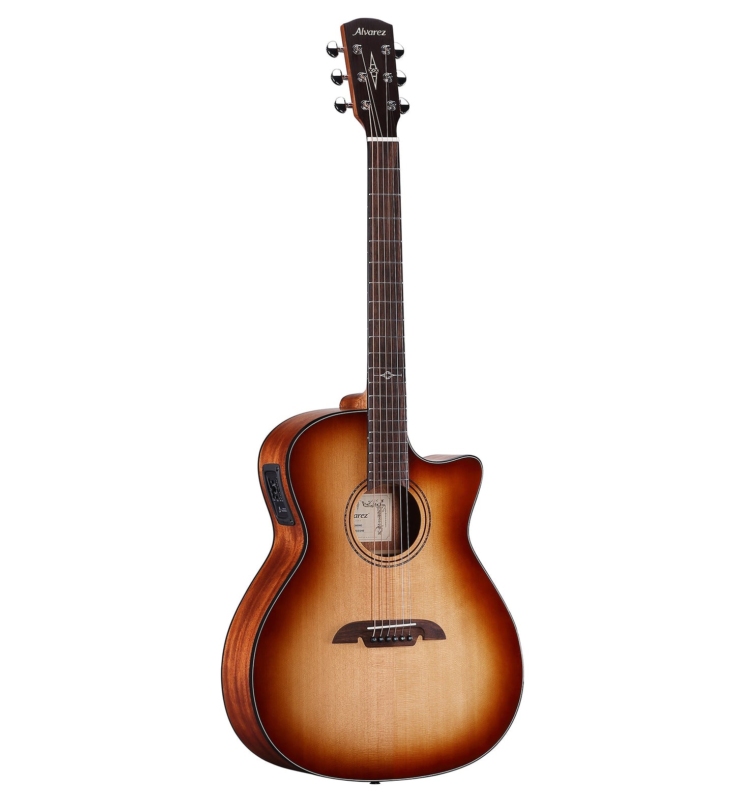 Alvarez Artist Grand Auditorium Acoustic Electric SHB w/Cutaway EQ& Tuner - Poppa's Music