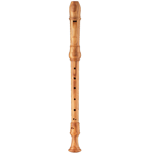 Moeck Rottenburgh Olivewood Curved Windway Alto Recorder W/ Double Holes - 4306 - Poppa's Music