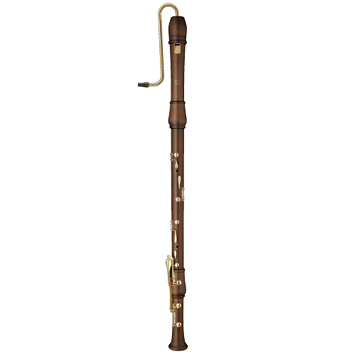 Moeck Flauto Rondo Maple Wood Stained Great Bass Recorder W/ Triple Keys - 2621 - Poppa's Music
