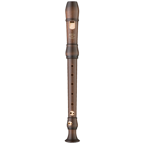 Moeck Flauto Rondo Stained Maple Sopranino Recorder W/ Double Holes - 2101 - Poppa's Music