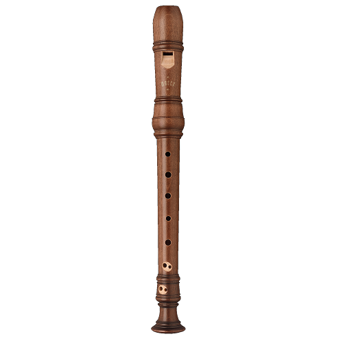 Moeck Rottenburgh Stained Maple Sopranino Recorder W/ Double Holes - 4101 - Poppa's Music