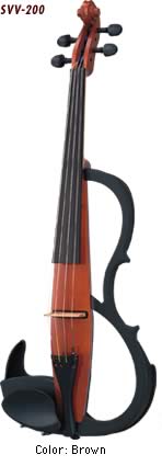 Yamaha Professional Silent Electric Viola - SVV-200KBRO - Brown - Poppa's Music