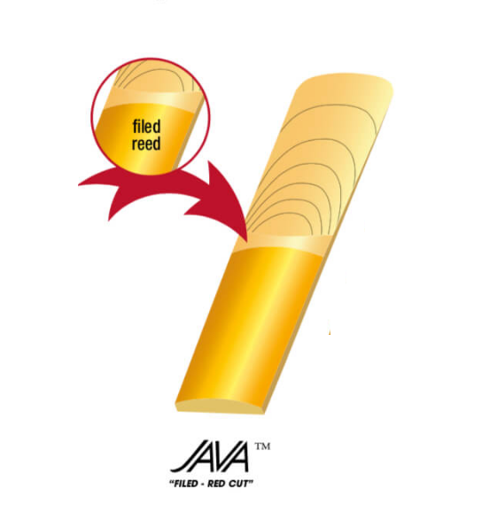 Vandoren Alto Sax Java Red Reeds -10 Per Box - Poppa's Music