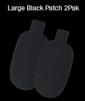 Jody Jazz Large Black Mouthpiece Patch - 2 Per Pack - Poppa's Music
