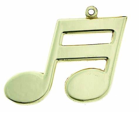 AIM GIFTS Double 16th Note Keychain - K82 - Poppa's Music