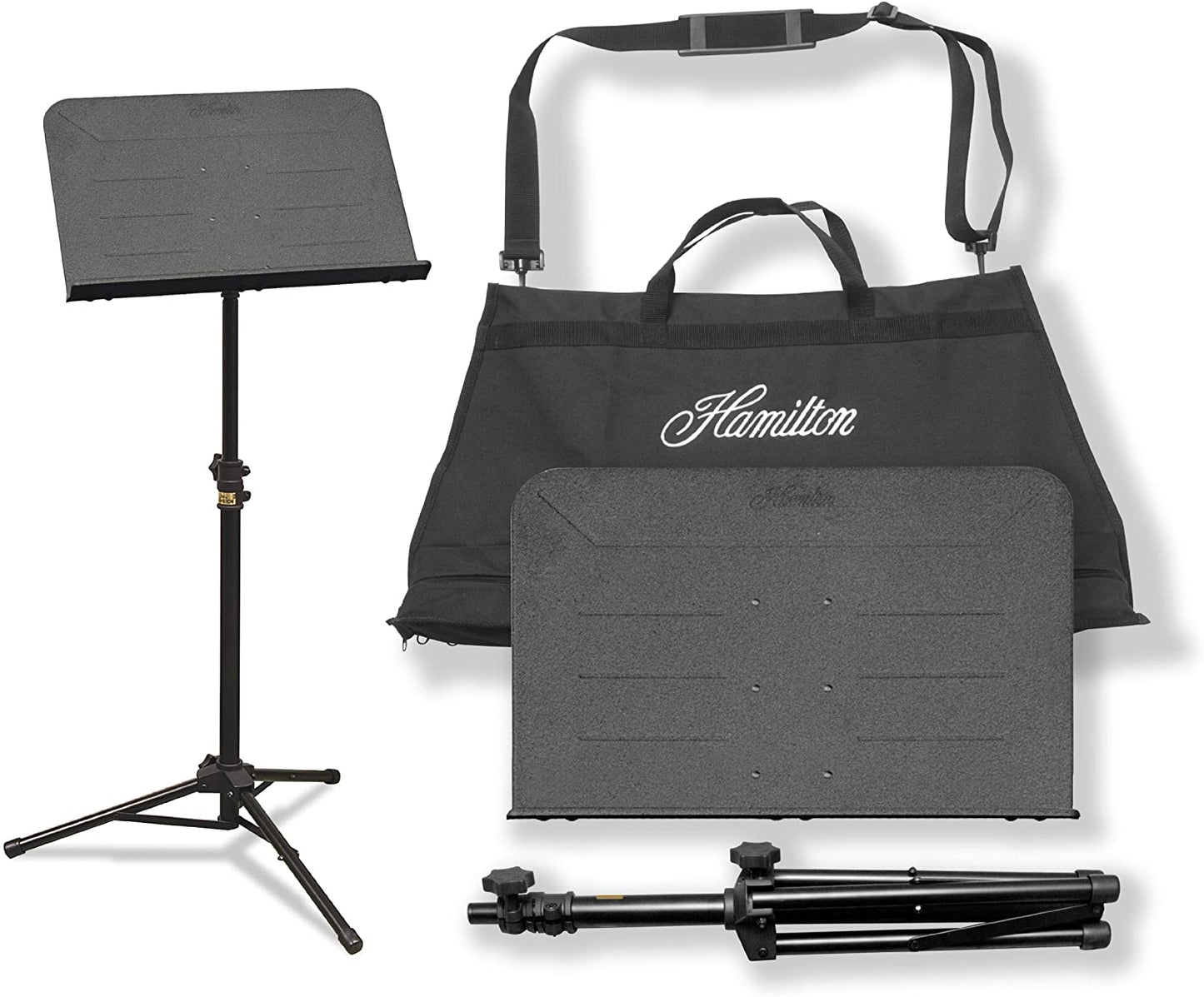 Hamilton Traveler II Portable Music Stand with Bag - KB90 - Poppa's Music