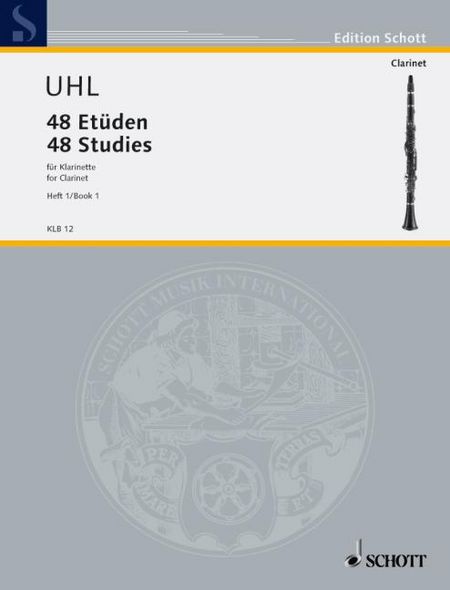 48 Studies for Clarinet Book 1 Composed by: Alfred Uhl - Poppa's Music