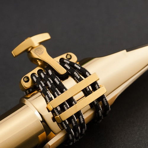 Silverstein Tenor Sax Ligature II - CRYO4 Gold - Premium Tenor Saxophone Ligature from Silverstein - Just $200! Shop now at Poppa's Music