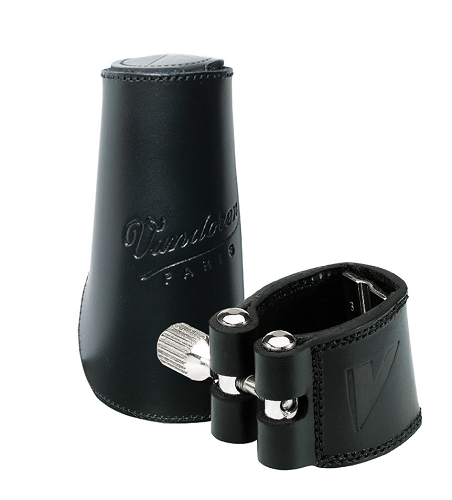 Vandoren Alto Clarinet Ligature & Cap Leather LC23L - Poppa's Music