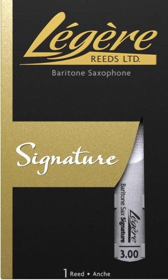 Legere Baritone Saxophone Signature Reeds - 1 Synthetic Reed - Poppa's Music