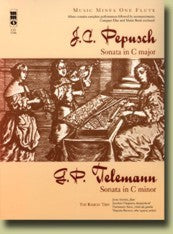 Music Minus One Flute: Pepusch - Sonata in C; Telemann - Sonata in C Minor - 3346 - Poppa's Music