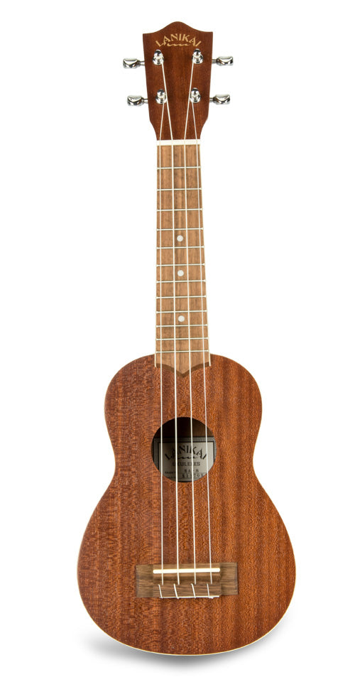 Lanikai Mahogany Series Soprano Ukulele with Gigbag MA-S - Poppa's Music
