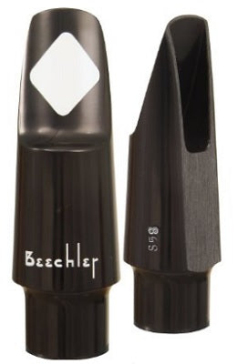 Beechler Black Tenor Saxophone Medium Bore Mouthpiece - BL14 - Poppa's Music