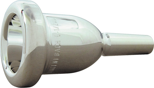 Bach Silver Plated Megatone Small Shank Trombone Mouthpiece - K350 - Poppa's Music