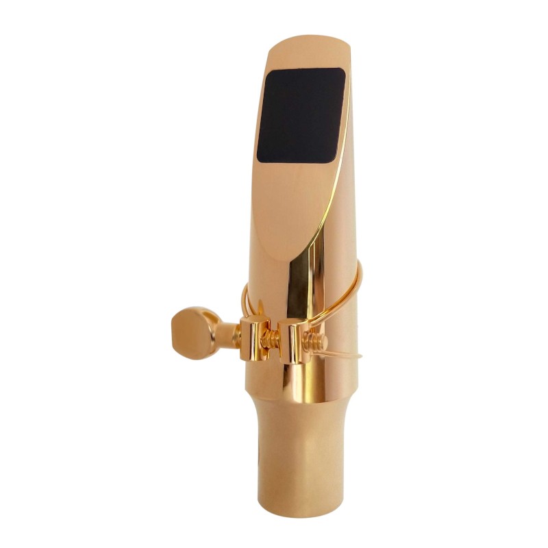 Brancher Gold Plated Alto Sax Mouthpiece with Gold Plated Ligature - Poppa's Music