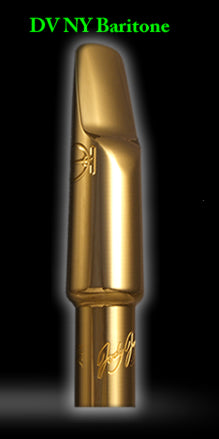 Jody Jazz DV NY Baritone Sax Gold Plated Mouthpiece - Poppa's Music