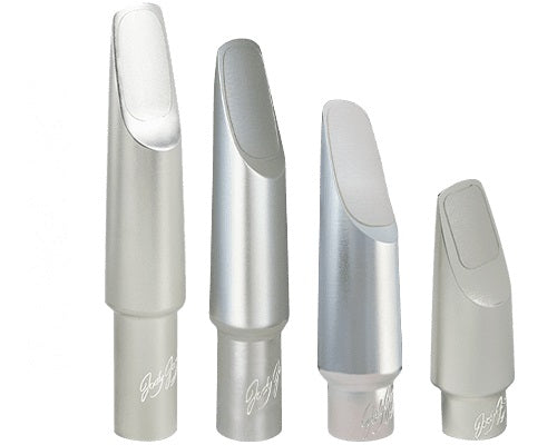 JodyJazz SUPER JET Baritone Saxophone Mouthpieces - Silver Plated Brass - Poppa's Music
