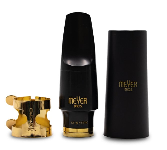 Meyer Bros Connoisseur Series New York Alto Sax Hard Rubber Mouthpiece - Poppa's Music
