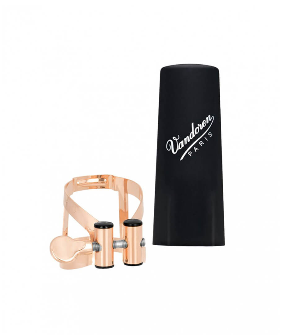 Vandoren M/O Bb Clarinet Ligature & Plastic Cap - Premium Bb Clarinet Ligature from Vandoren - Just $48! Shop now at Poppa's Music
