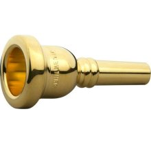 Schilke Large Shank Tenor, Bass Trombone & Euphonium Mouthpiece - Gold Plated - Poppa's Music