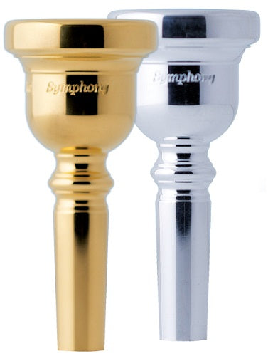 Schilke Symphony Series Tenor & Bass Trombone Mouthpiece - Silver Plated - Poppa's Music