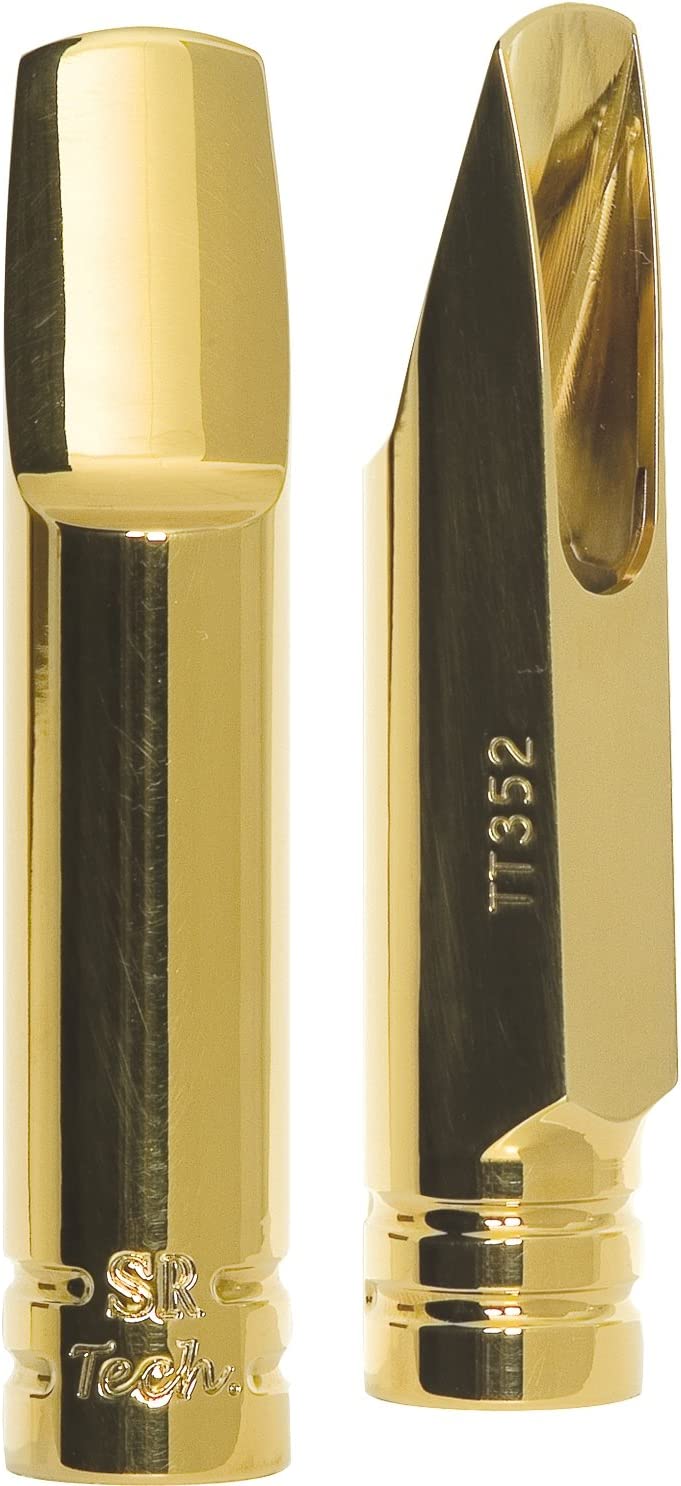 SR Technologies Titan Tenor Sax Gold Plated Mouthpiece - Poppa's Music
