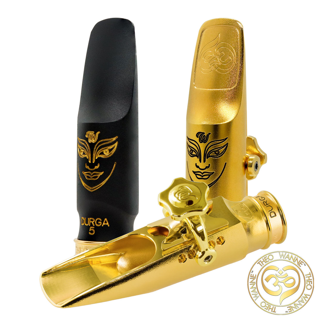 Theo Wanne Alto Saxophone Durga 5 Gold Plated Mouthpiece - Poppa's Music